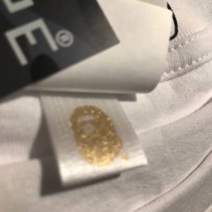 AUTHENTIC BAPE GLOW IN THE DARK TEE XL